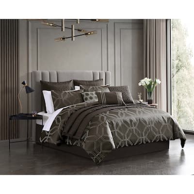 Riverbrook Home Rico 10 Piece Comforter Set Mushroom