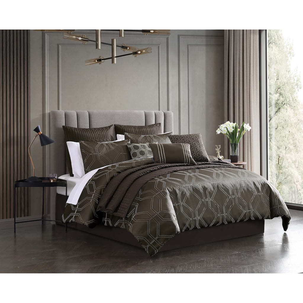 Riverbrook Home Rico 10 Piece Comforter Set Mushroom