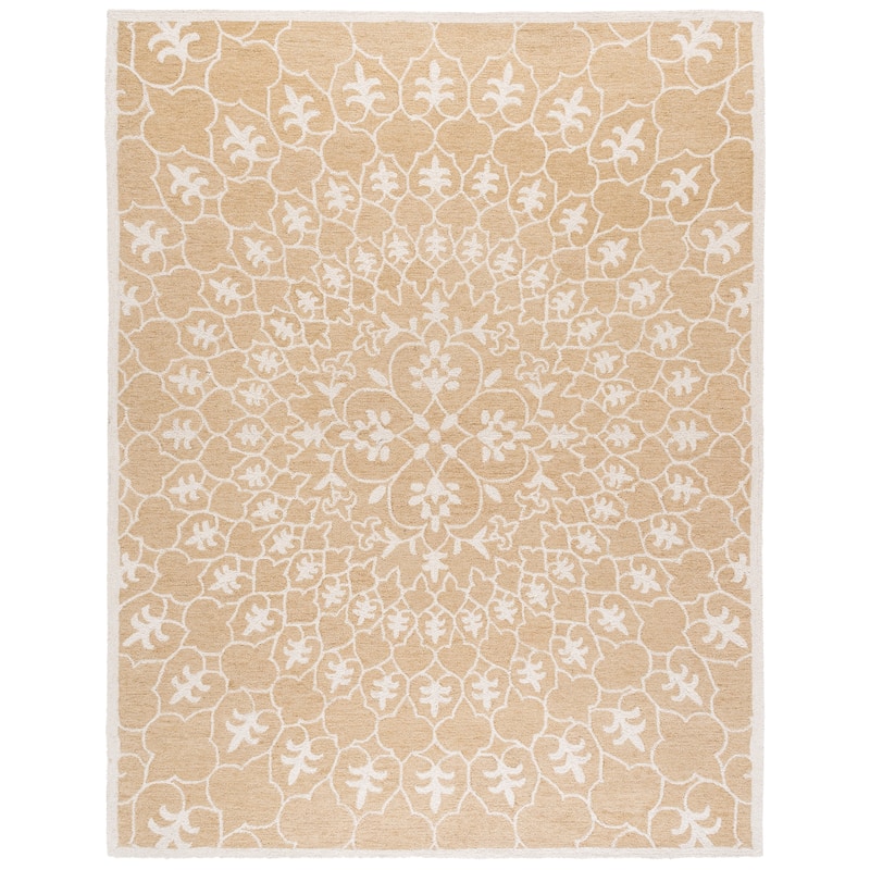 SAFAVIEH Handmade Metro Arna Wool Rug - 8' x 10' - Gold/Ivory