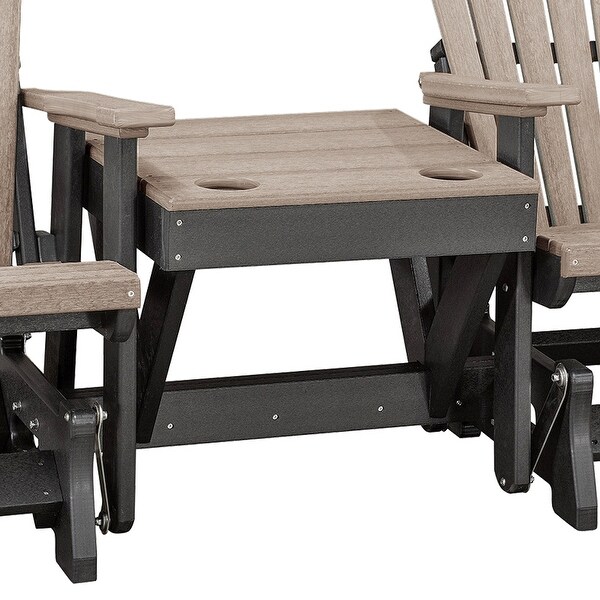 Center table best sale double glider bench