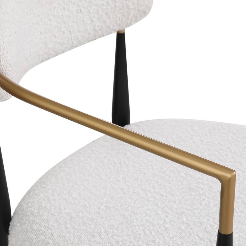 Elmore Fabric and Iron 30 Inch Barstools (Set of 2) by Christopher Knight Home