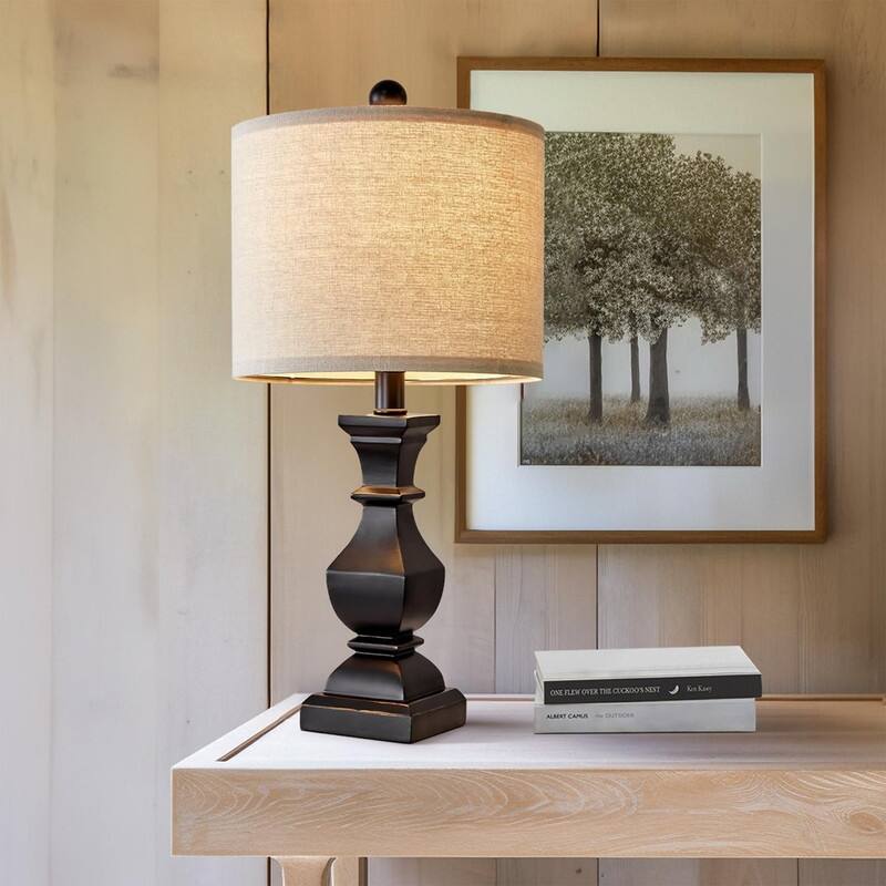 20.5'' Bedroom Nightstand Table Lamp Vintage Bedroom Lamps - On Sale ...