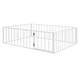 preview thumbnail 6 of 9, Full Metal Floor Bed Frame with Rails, Montessori Floor Bed with Fence and Door, for Kids Girls Boys, White