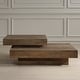 preview thumbnail 2 of 7, Uttermost Rustic Planes Modern Coffee Table - 19.5"H x 57"W x 47.25"D