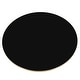 preview thumbnail 10 of 16, 30-Inch Round Coffee Table Glass/Stone Tabletop with Gold Iron Rim Frame Glass Pedestal Base