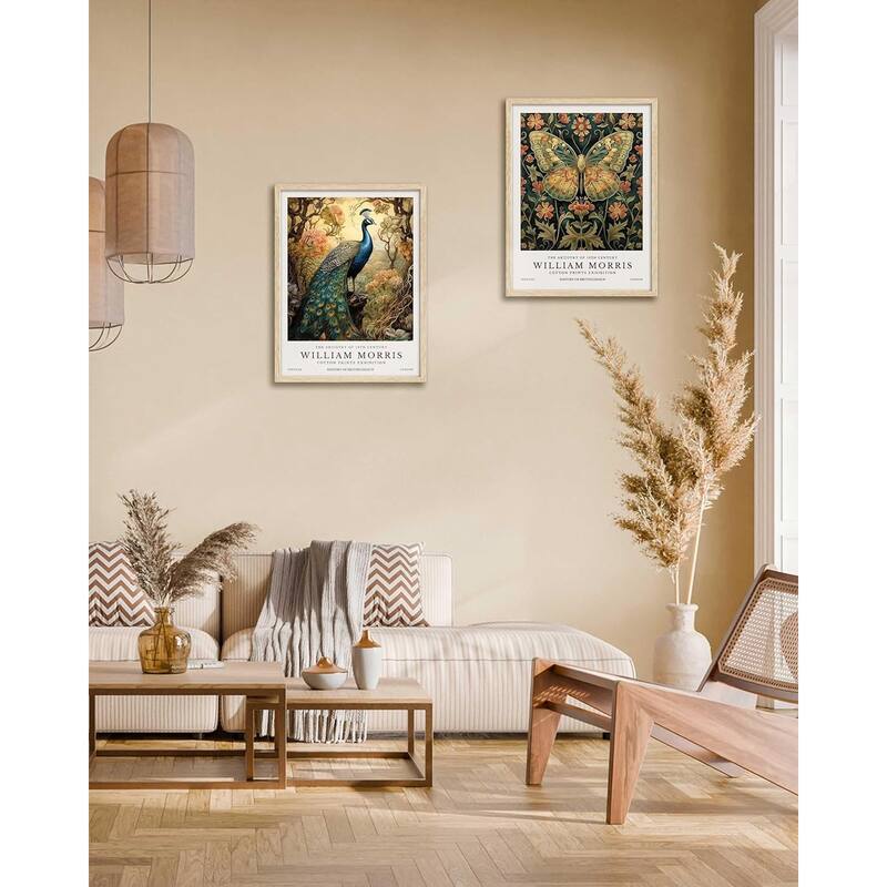 Peacock Framed Wall Art,Elegance Bird Poster