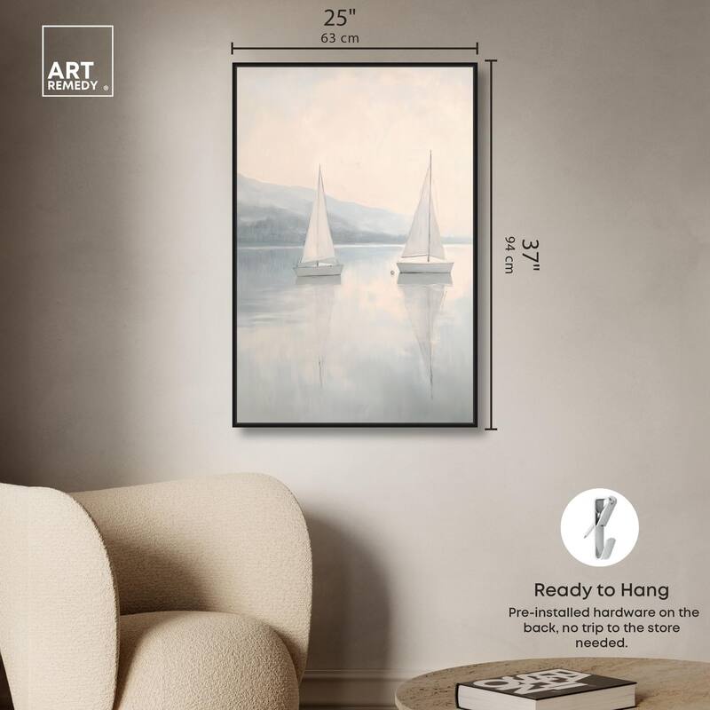 Dreaming of Sails II Canvas by Art Remedy