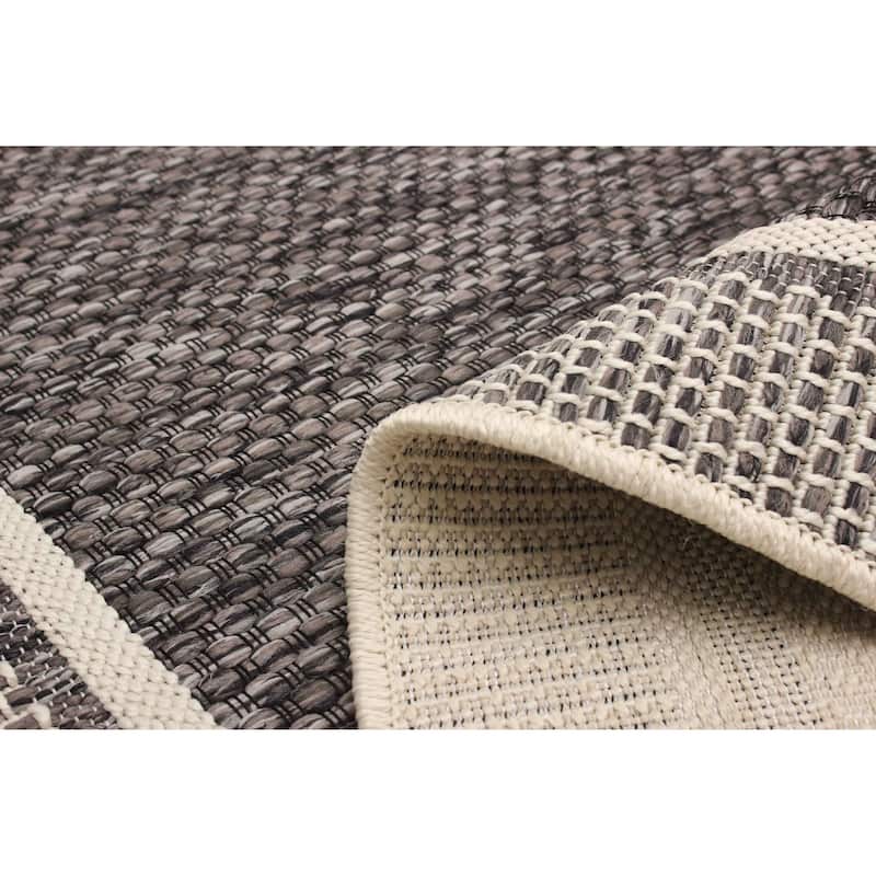 ECARPETGALLERY Machine Woven Brooks Taupe Area Rug