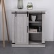 preview thumbnail 13 of 41, 32" Compact TV Stand for 40" TVs w/ Barn Door Design - 32" in Width