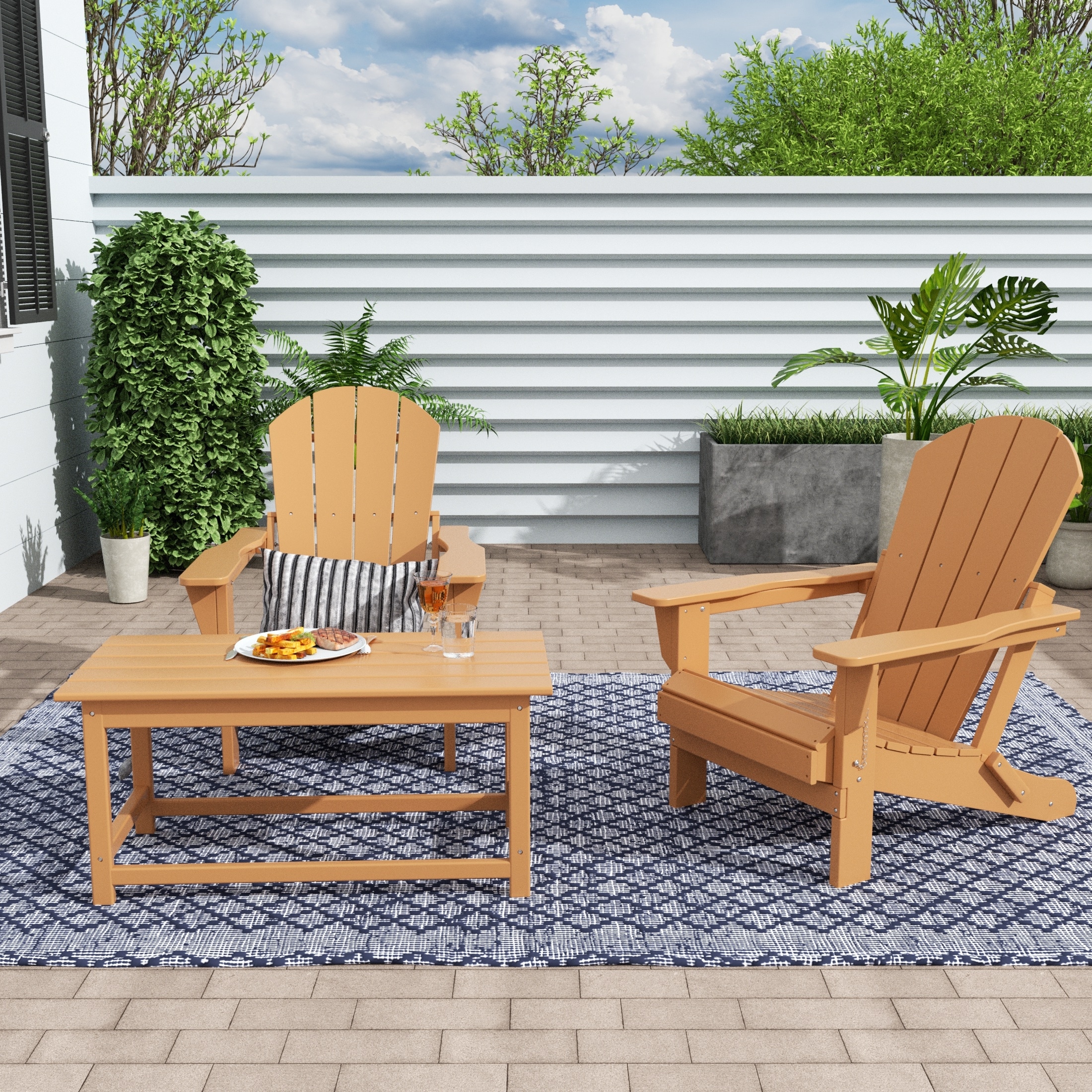 Broadmoor 5 pc cushioned online seating set