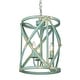 preview thumbnail 3 of 11, Golden Lighting Alcott 3-light Pendant in Antique Black Iron