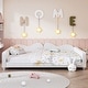 preview thumbnail 46 of 49, Upholstered Daybed with Cloud-Shaped Backrest & Armrests