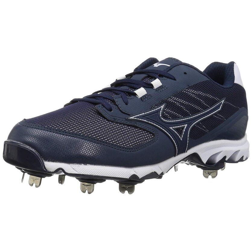 Mizuno Mens 9-Spike Dominant Ic Low Metal Baseball Cleat Shoe