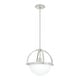 preview thumbnail 2 of 7, Hunter Wedgefield 1 Light Pendant - Kitchen Island, Dining Room, Bedroom - Contemporary, Transitional