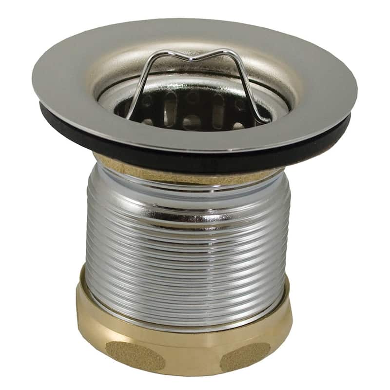 Jones Stephens B02102 Metal Junior Basket Strainer with Deep Cup - Chrome Plated