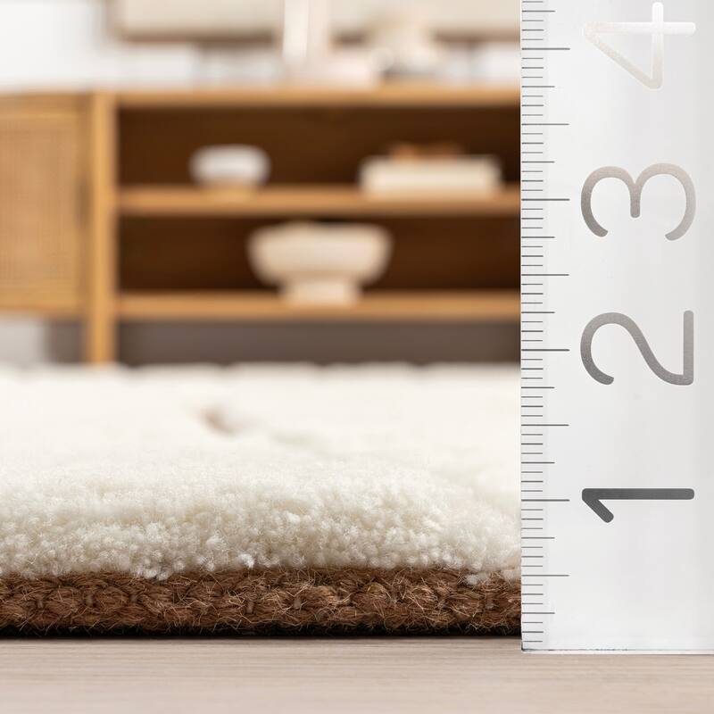 Brega Geometric New Zealand Wool Area Rug