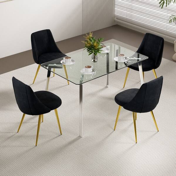 dressing table chair with gold legs student desk chair metal legs(set of 4) - On Sale - Bed Bath & Beyond Plunging Neck Sequin Bodycon Dress