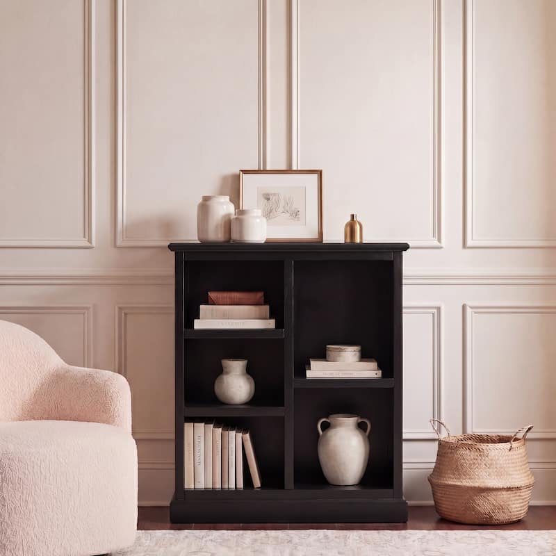 SAFAVIEH Phyllis White 5-Shelf Bookcase - 25" x 10.6" x 30.1" - 25Wx11Dx30H