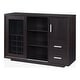 preview thumbnail 4 of 7, Furniture of America Modern Wooden Dining Buffet with Storage Shelves and Drawers, Kitchen Sideboard Organizer for Dining Room