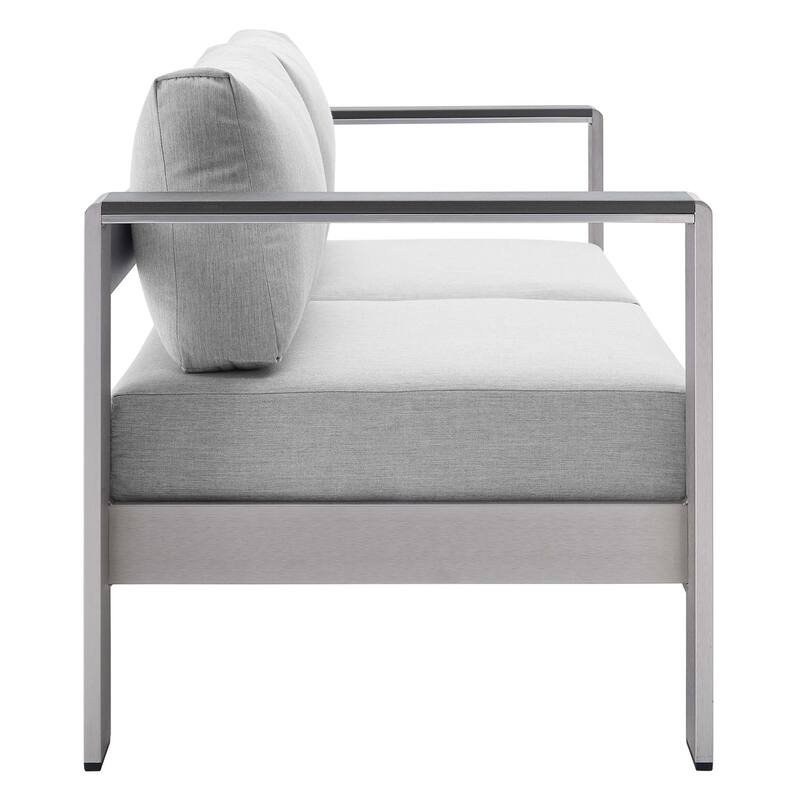 Shore Sunbrella Outdoor Patio Aluminum 4 Piece Set