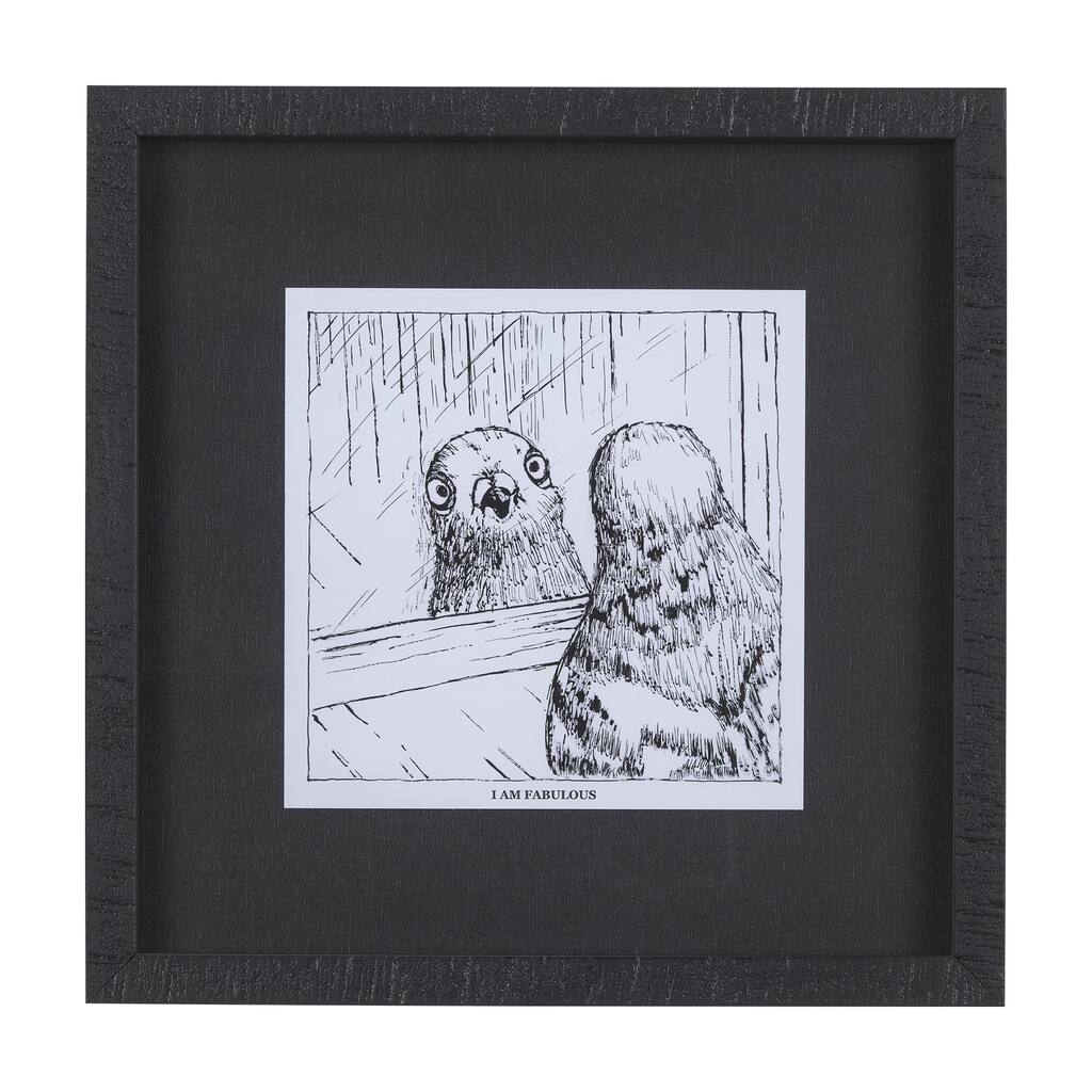 Animal Talk I Framed Art Print