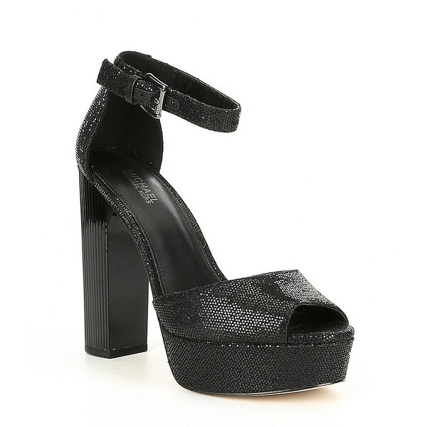 michael kors tia glitter platform sneakers