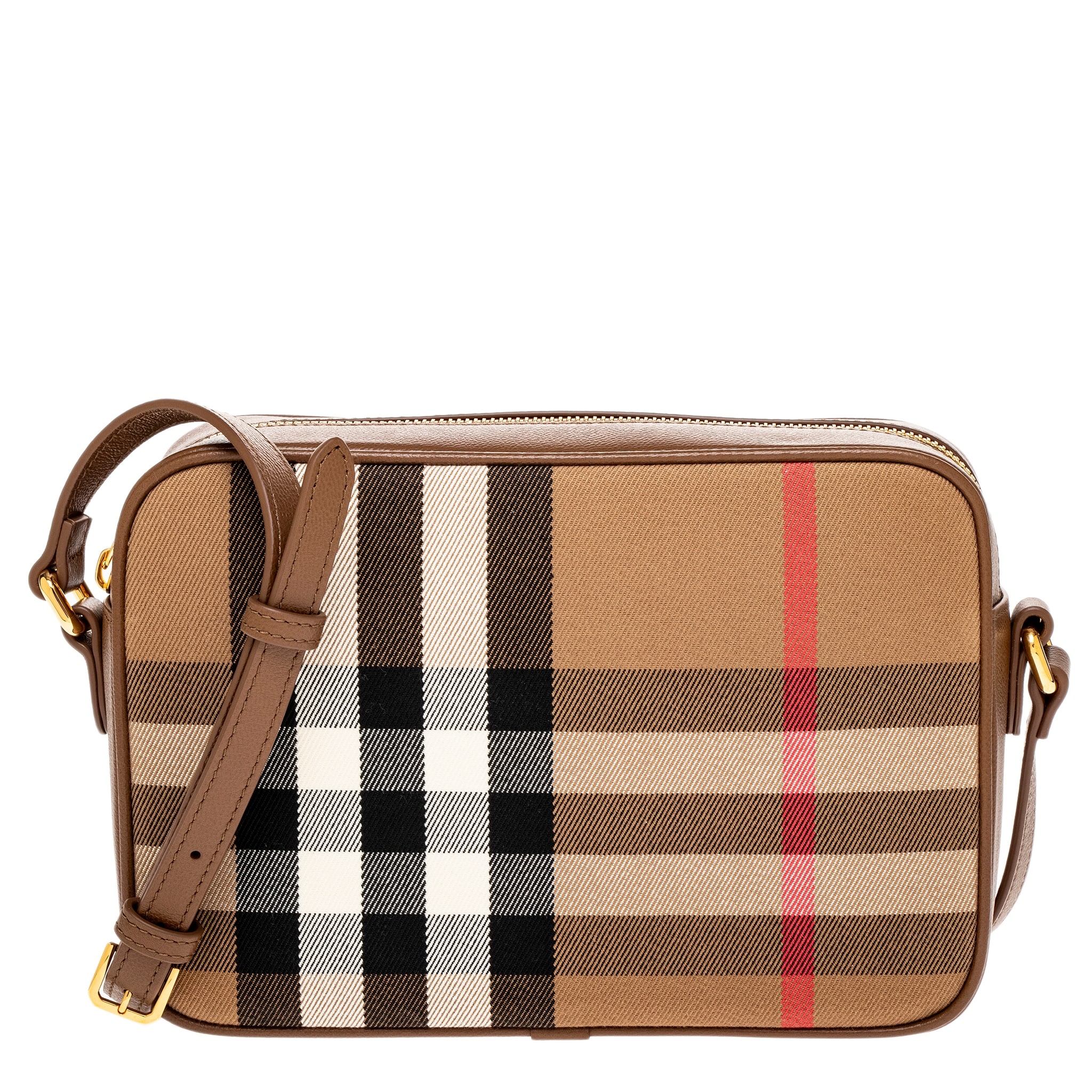 バッグ Burberrys Burberry Check Camera Bag - On Sale - Overstock - 43061602