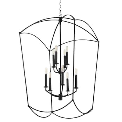 Quorum International 6812-9 Mantle 9 Light 25" Wide Pendant