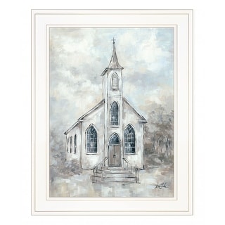 Faith 3 White Framed Print Wall Art