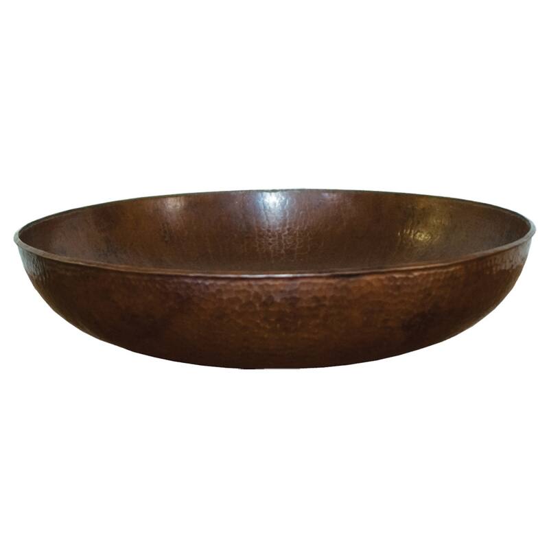 Maestro Sonata Petit Hand Hammered Copper Vessel Bathroom Sink