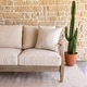 preview thumbnail 11 of 30, Humble + Haute Sunbrella Indoor/Outdoor Top Stitch 20 in Pillow 20 x 20 x 6 in - Cast Pumice