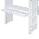 preview thumbnail 7 of 21, Twin Size Loft Bed with Writing Desk &LED Light, Kids Bed with Shelves and Drawers