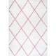 preview thumbnail 28 of 48, Nuloom Kesha Contemporary Trellis Shag Area Rug