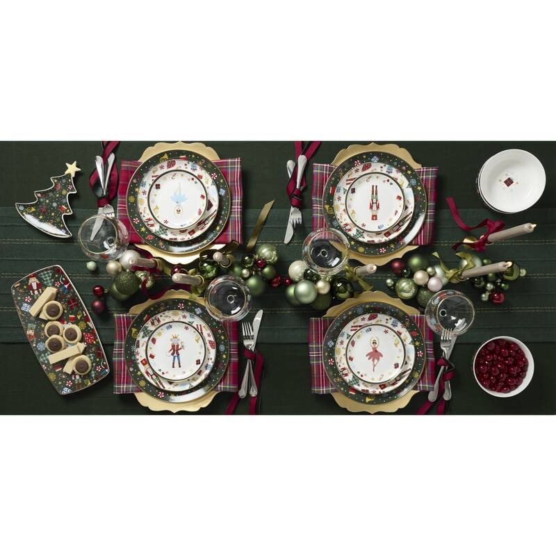 Lenox Nutcracker Ballet Balloon Wine Glasses, Set of 4 - 4" Round