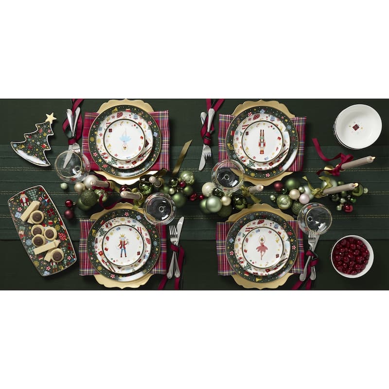 Lenox Nutcracker Ballet Tidbit Plates, Set of 4, Assorted
