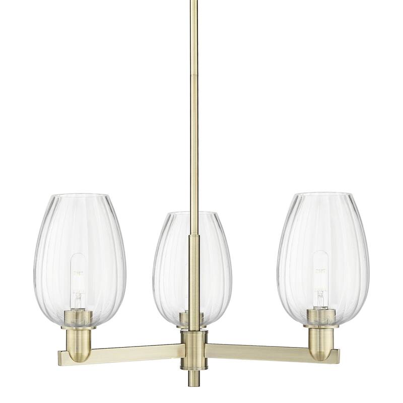 Innovations Lighting 716-3CR-14-18 Preston Chandelier Flute Preston 3