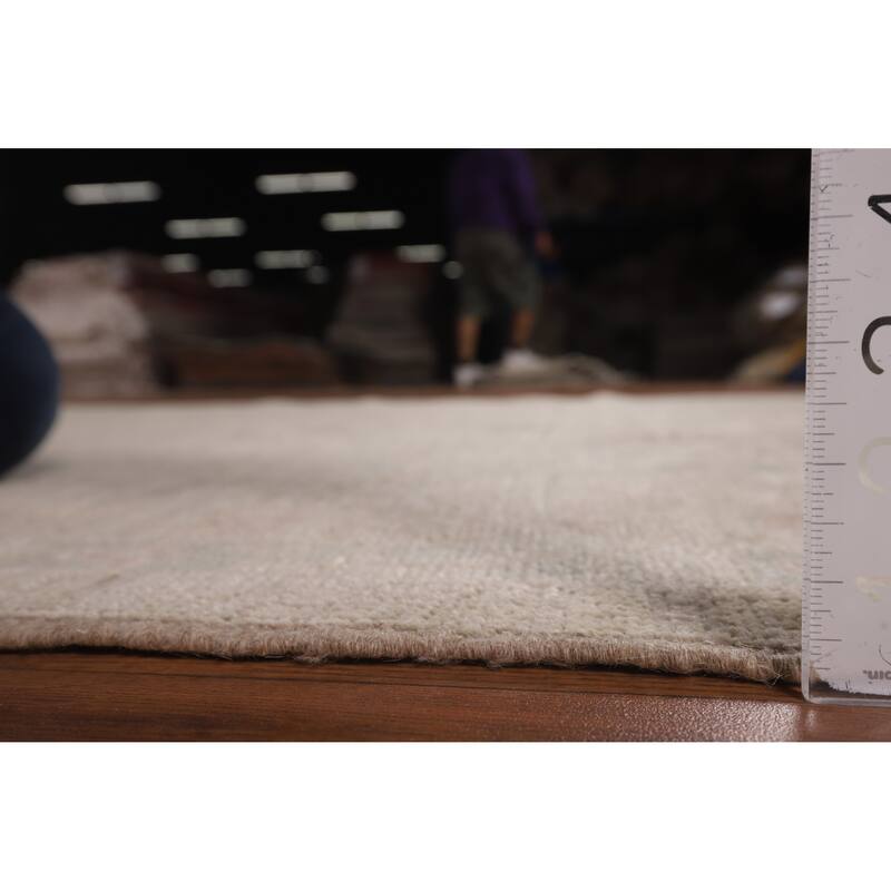 Earth Tone Oushak Vegetable Dye Area Rug Handmade Wool Carpet - 6'0"x 9'0"