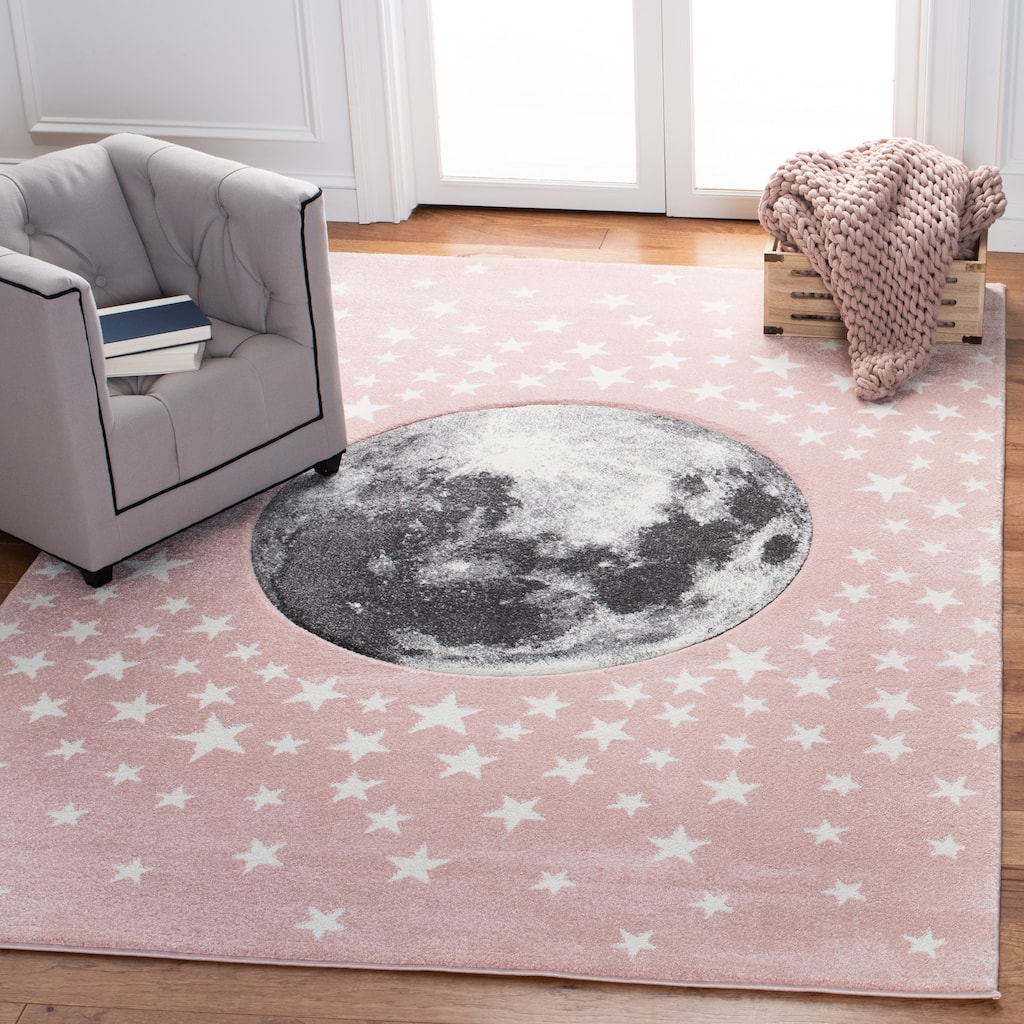 SAFAVIEH Carousel Kids Aine Moon Rug