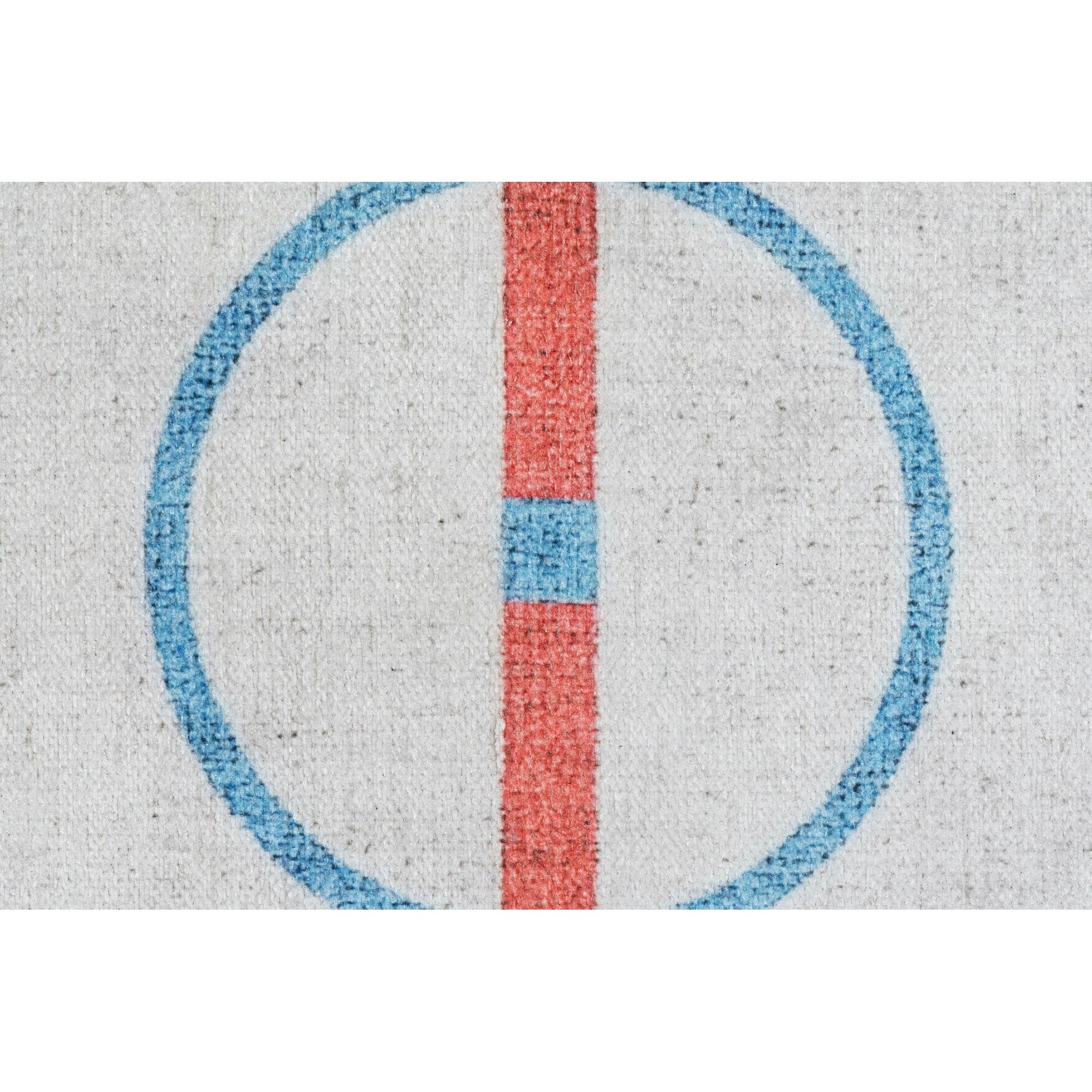 Dynamic Rugs Kidz White/Grey/Multi Polyester Children's Area Rug