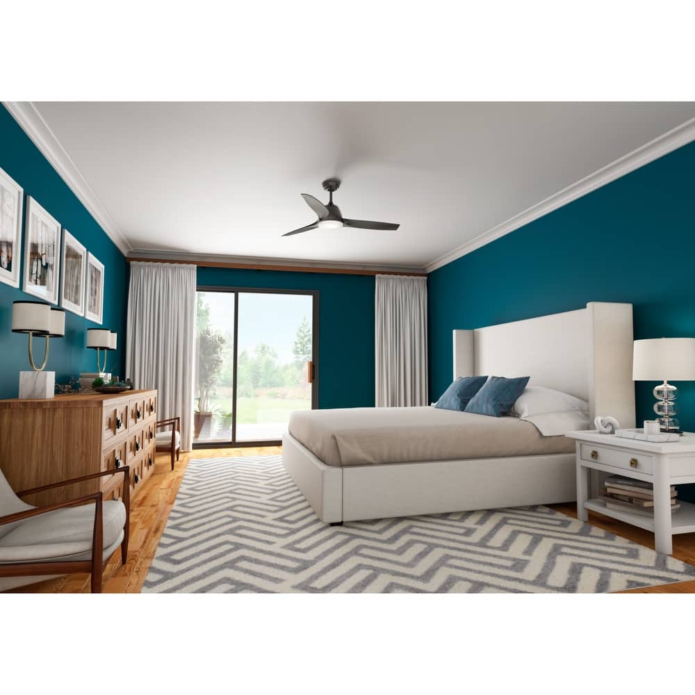 Casablanca 52" Wisp Ceiling Fan with LED Light Kit and Handheld Remote - Contemporary