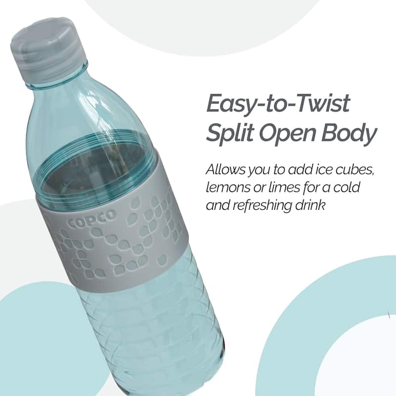 Copco Hydra Tritan Water Bottle Set of 2 BPA Free