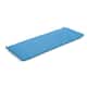 Sunbrella Solid Fabric 1-Piece Indoor/Outdoor Bench Cushion, 48"W x 18"L - Canvas Capri