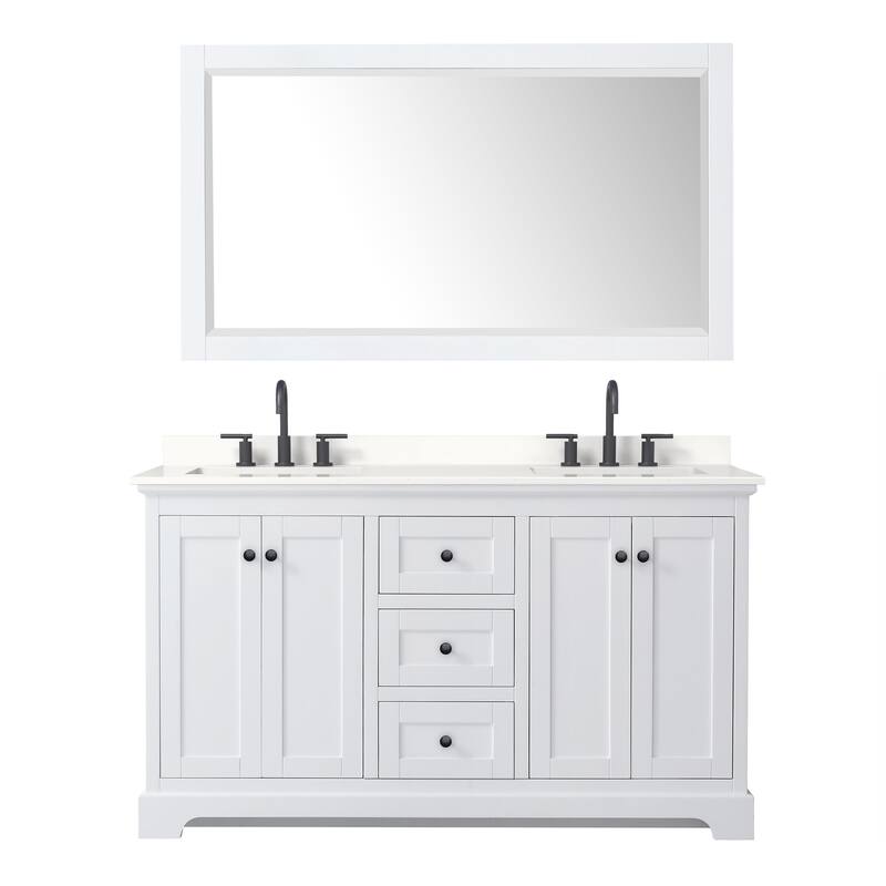 Wyndham Collection WCV232360D-QTZ-US3M58 Avery 60" Free Standing
