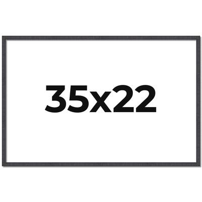 35x22 Frame Brown Solid Wood Picture Frame - Complete Modern Photo