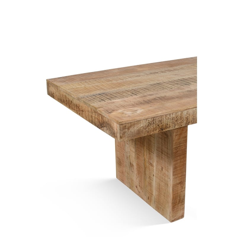 Timbergirl Handmade Solid Mango Wood Dining Table - 80"