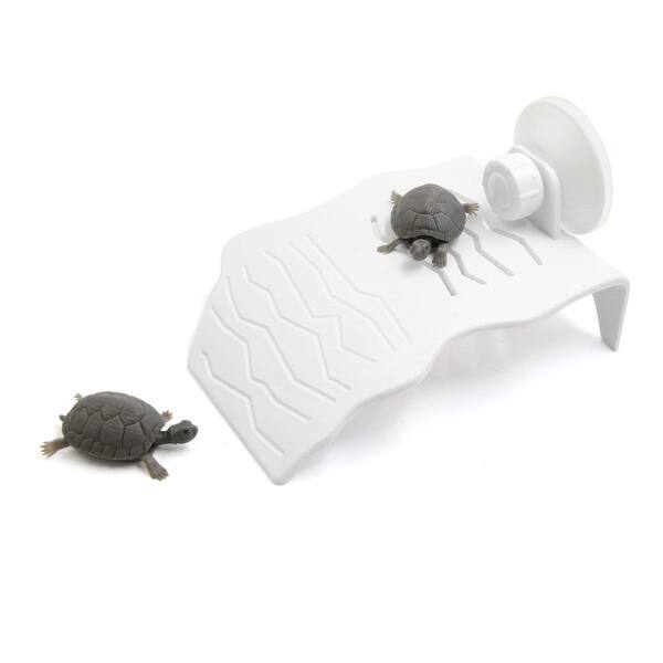 Shop White Plastic Turtle Tortoise Basking Platform Dock Decor For