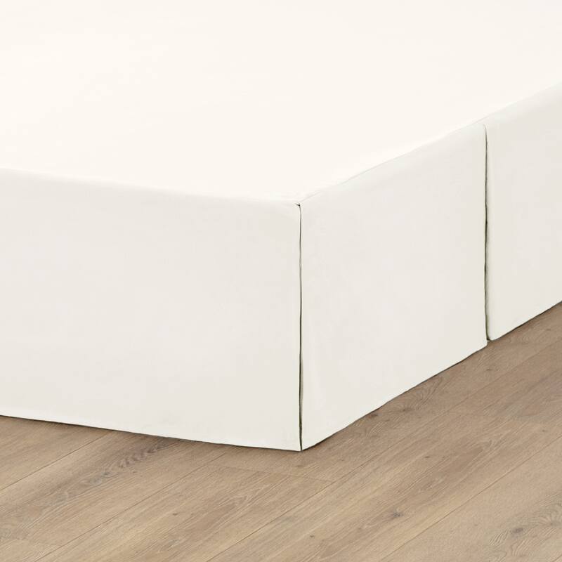 Bare Home Pleated Bed Skirt - 15-Inch Tailored Drop Easy Fit