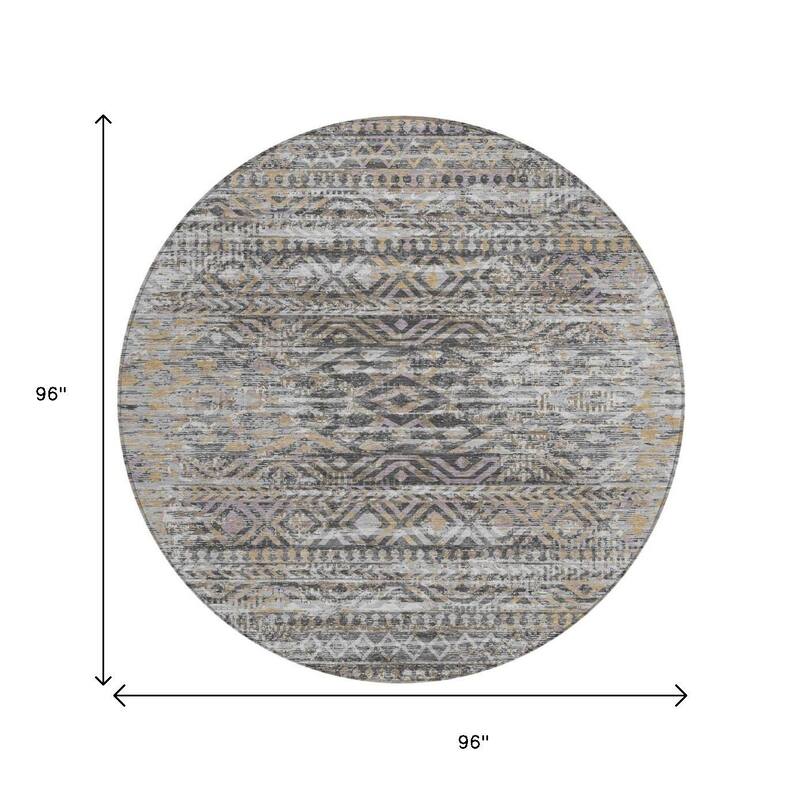 HomeRoots Moroccan Transitional Rectangle Outdoor Rug
