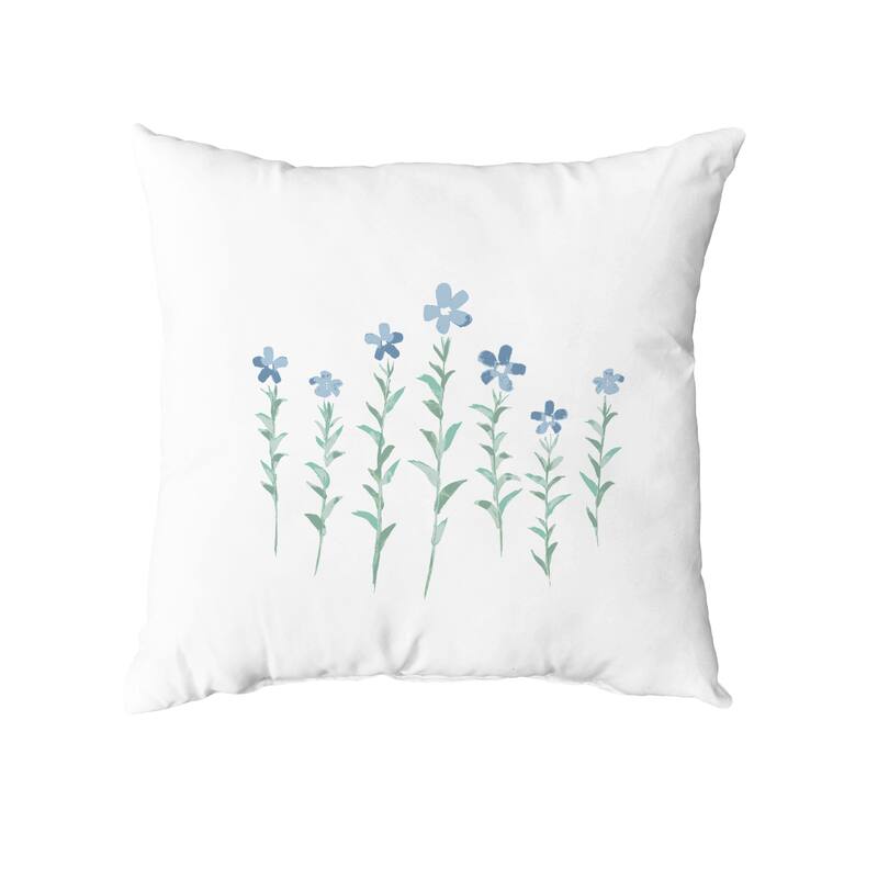 Periwinkle Throw Pillow - Blue - 20" x 20"