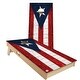 preview thumbnail 8 of 7, Puerto Rico Flag Outdoor Cornhole Board Set All-Weather 2x4 - Include ALL Accessories